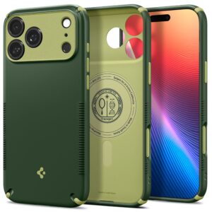 Spigen Nano Pop HIBRIDINIS MagSafe DĖKLAS iPhone 17 Pro Max / 18 Pro Max AVO GREEN - Image 2