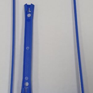 *Archyvavimo įsegėlės Forpus, plastikinės, mėlynos spalvos, 100vnt