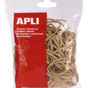 Kanceliarinės gumelės Apli, Ø 100 x 5 mm, 100 g