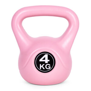 4 kg svarmuo mankštai, hantelis, svorio kamuolys, fitneso svoris, rožinis, ModernHome - Image 2