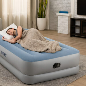 Vienvietis pripučiamas čiužinys 191x99x36 cm su integruota USB elektrine pompa INTEX 64157 - Image 2