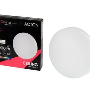 LED šviestuvas, paviršinis, ACTON 18W 2000lm 4000K IP54 apvalus su judesio jutikliu - Image 1