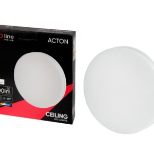 LED šviestuvas, paviršinis, ACTON 24W 2600lm 4000K IP54 apvalus su judesio jutikliu - Image 1