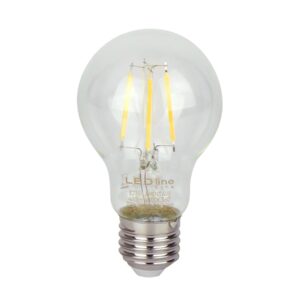 LED lemputė E27 A60 230V 4W 480lm, neutraliai balta 4000K, LED line LITE