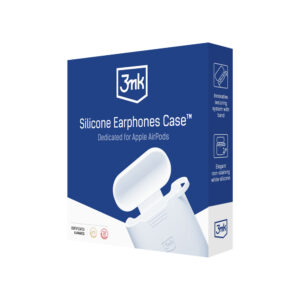 3mk silikoninis AirPods dėklas, skirtas AirPods Pro 3 – baltas - Image 4