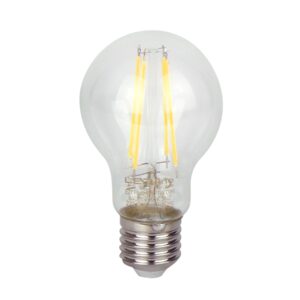 LED lemputė E27 A60 230V 7W 840lm, šiltai balta 2700K, pritemdoma, LED line LITE