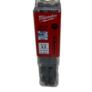 MILWAUKEE Metalo grąžtas HSS-R 6,5mm/10 - Image 3