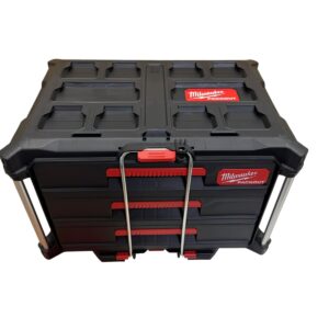 MILWAUKEE PACKOUT DĖŽĖ 3 STALČIAI