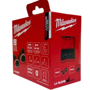 MILWAUKEE L4RLEPB-301 AUSŲ KIŠTUKAI SU BLUETOOTH, ĮKRAUNAMI PER USB - Image 6
