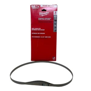 MILWAUKEE Bimetalinis pjūklelis M18BS, dantų žingsnis 1,0 mm (3 vnt.)