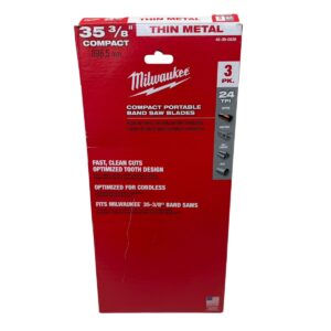 MILWAUKEE Bimetalinis pjūklelis M18BS, dantų žingsnis 1,0 mm (3 vnt.) - Image 3