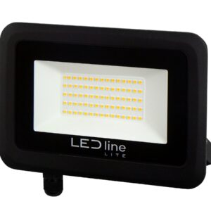 Lauko šviestuvas LED 50W neutraliai balta 230Vac, 5000lm, IP65, juodas, PHOTON, LED LINE