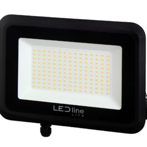 Lauko šviestuvas LED 100W neutraliai balta 230Vac, 10000lm, IP65, juodas, PHOTON, LED LINE - Image 1
