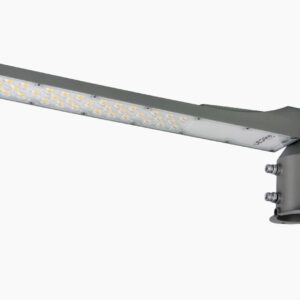 Gatvės šviestuvas LED 230V 100W 10 000lm, 140° x 70° 4000K, pilkas, FLAMINGO, IP65, IK08