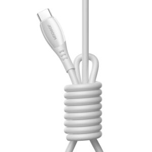Joyroom S-A59 Vibrant Series 60W USB-C - USB-C laidas 1.2m - Baltas - Image 2