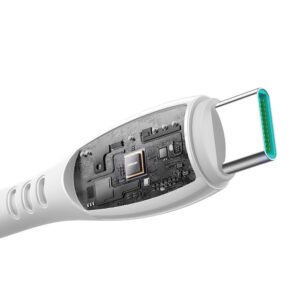 Joyroom S-A59 Vibrant Series 60W USB-C - USB-C laidas 1.2m - Baltas - Image 4