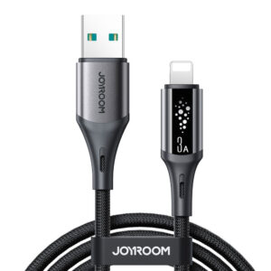 Joyroom S-A60 StarTalk 3A USB-A – Lightning laidas 1.2m – juodas