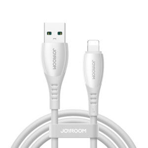 Joyroom S-A59 Vibrant Series 3A USB-A – Lightning laidas 1.2m – baltas