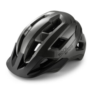 Rockbros LK-67 vaikiškas dviračio šalmas su nuimamu skydeliu 54–58 cm – pilkas