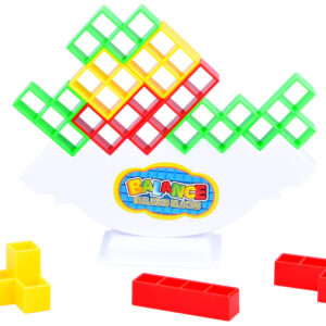 Konstrukcinės kaladėlės balansavimo bokštas Tetris 3D arkadinis žaidimas ZA4967 - Image 5