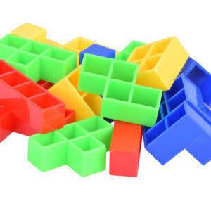 Konstrukcinės kaladėlės balansavimo bokštas Tetris 3D arkadinis žaidimas ZA4967 - Image 6