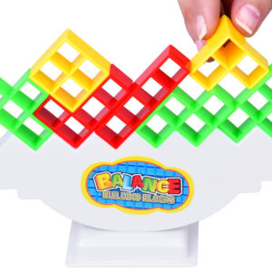 Konstrukcinės kaladėlės balansavimo bokštas Tetris 3D arkadinis žaidimas ZA4967 - Image 3