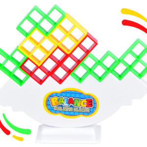 Konstrukcinės kaladėlės balansavimo bokštas Tetris 3D arkadinis žaidimas ZA4967 - Image 4