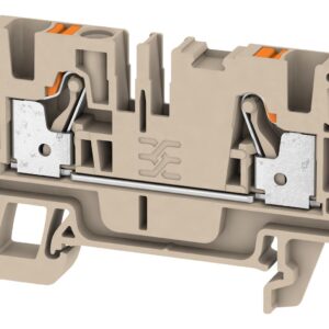 A2C 4 gnybtas Push-IN, 2CO, 4 mm², 800 V, 32 A, smėlio spalvos, Weidmuller