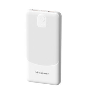 Išorinė baterija Wozinsky Wpower WPBBK-3 10000 mAh 10W 2x USB-A 2A - balta