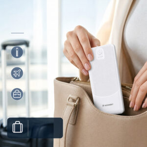 Išorinė baterija Wozinsky Wpower WPBBK-3 10000 mAh 10W 2x USB-A 2A - balta - Image 9