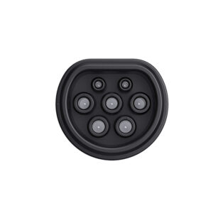 V2L Type 2 adapteris – Schuko 3500W su galios ekranu ir dėklu – juodas - Image 4