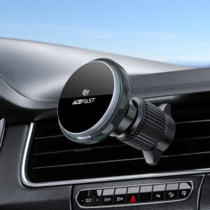 Acefast D61 magnetinis automobilinis telefono laikiklis į ventiliacijos groteles su Qi2 25W belaidžiu įkrovimu – pilkas - Image 8