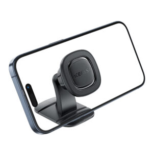 Acefast D51 magnetinis automobilinis telefono laikiklis prietaisų skydeliui – juodas - Image 3
