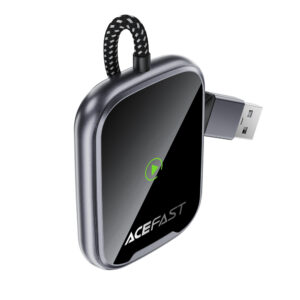 Acefast QC1 belaidis automobilinis adapteris – pilkas - Image 2