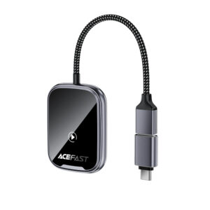 Acefast QC1 belaidis automobilinis adapteris – pilkas - Image 3