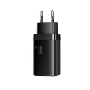 Joyroom JR-TG10 65W GaN 2x USB-C + USB-A sieninis įkroviklis su 100W USB-C – USB-C 1,2 m laidu – juodas - Image 8