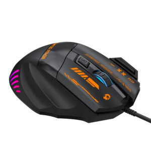 Wozinsky WMGK-1179W laidinė optinė žaidimų pelė 7200 DPI su apšvietimu - juoda - Image 6