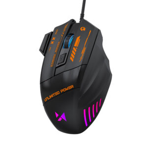 Wozinsky WMGK-1179W laidinė optinė žaidimų pelė 7200 DPI su apšvietimu - juoda - Image 9