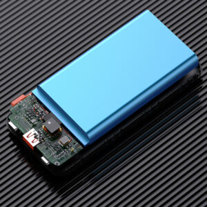 Wozinsky WFC-15B 20000mAh 22.5W PD20W išorinė baterija su integruotais Lightning ir USB-C laidais – Juoda - Image 6