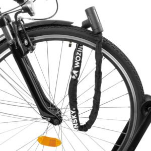 Wozinsky WZR-K2 Rakinama grandininė dviračio spyna – Juoda - Image 3