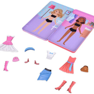 Magnetinė dėlionė „Dress up your doll“ su unikaliais stiliais ZA5198 - Image 2