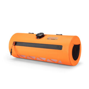 Rockbros AS-143 ROAD TO SKY dviračio krepšys ant vairo, neperšlampamas, 2 l – oranžinis