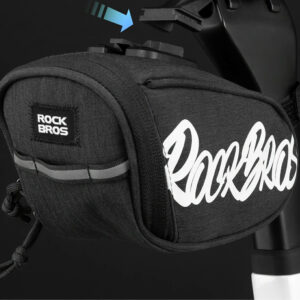 Rockbros G007 Flash Journey balno krepšys 0.8 l - Juodas - Image 3