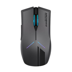 Machenike M721 belaidė žaidimų pelė 10000 DPI su RGB apšvietimu - Juoda