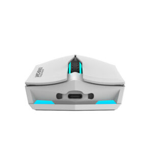 Machenike M721 belaidė žaidimų pelė 10000 DPI su RGB apšvietimu – balta - Image 6