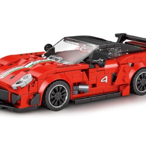 Techninių blokų „Supersport“ automobilis su RAUDONU aptaku, 413 detalių ZA5261 - Image 2