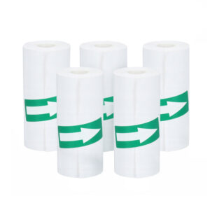HURC-S10 Terminio spausdintuvo su kamera popieriaus ritinėliai HURC10/ Wozinsky WDT-01/WDT-02/WDT-03/WDT-04/WDT-05 - balti (5 vnt.)