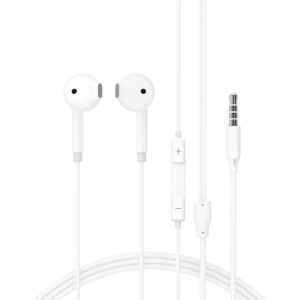 Acefast L14 įdedamos laidinės ausinės su 3.5 mm mini jack mikrofonu – baltos - Image 2