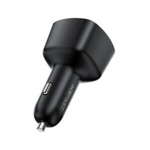 Acefast B18 200W automobilinis įkroviklis 2x USB-C + USB-A – juodas - Image 3