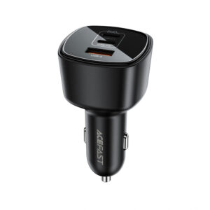 Acefast B18 200W automobilinis įkroviklis 2x USB-C + USB-A – juodas - Image 4